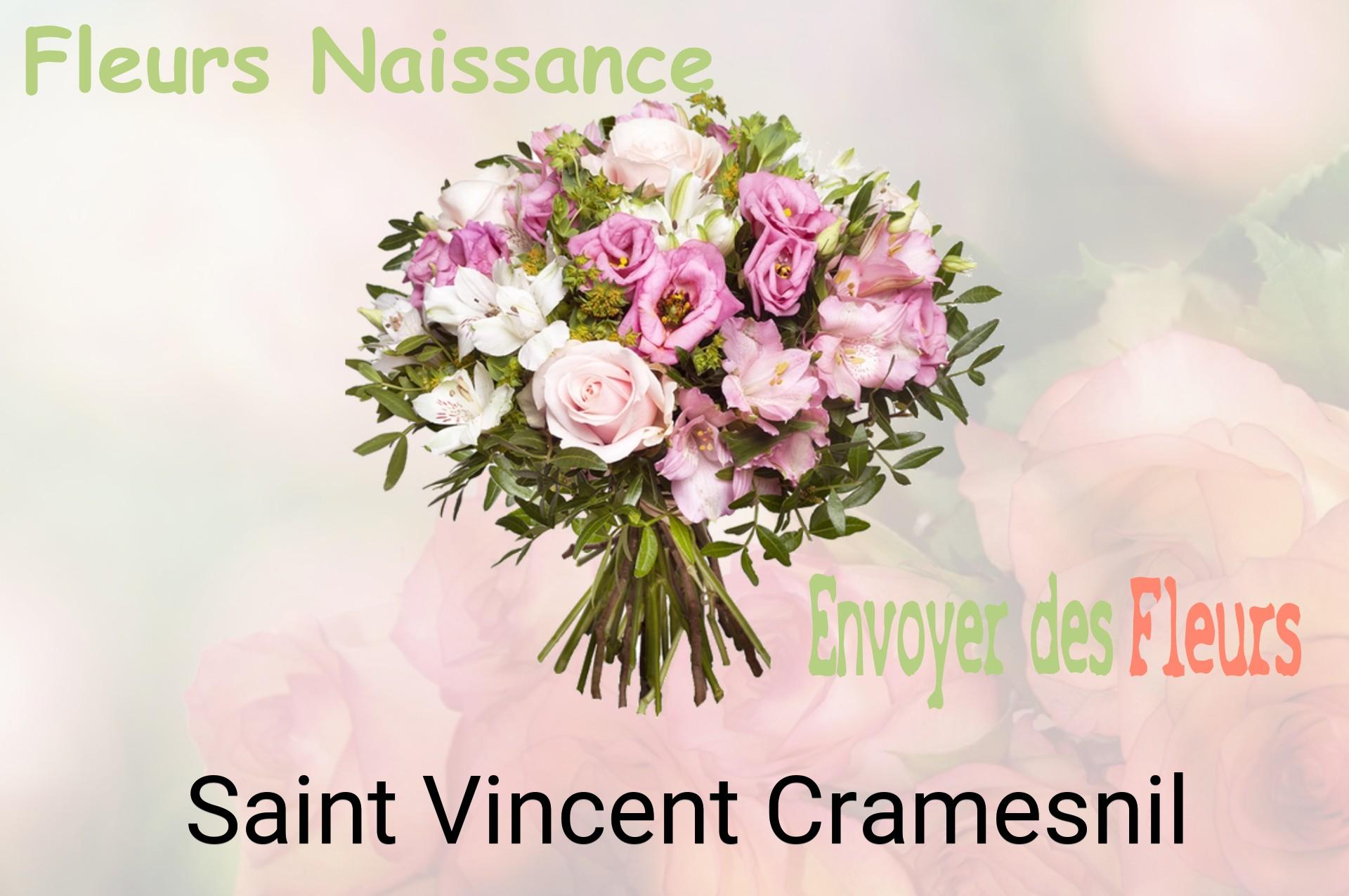 Bouquet de fleurs de naissance livré à Saint-Vincent-Cramesnil