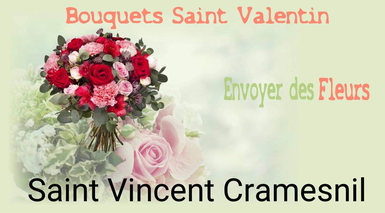 Roses de Saint-Valentin livrées à Saint-Vincent-Cramesnil